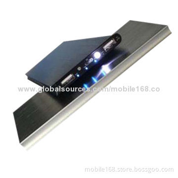 4,300mAh power bank with 4 USB cables, 2pcs of batteries